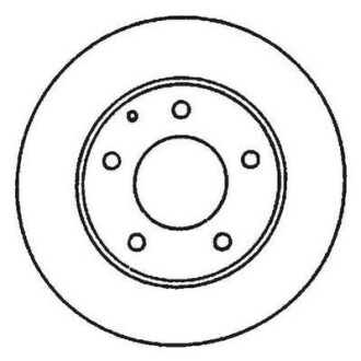 Тормозной диск перед. OPEL Omega B 2,0i 93-00 Jurid 561869JC