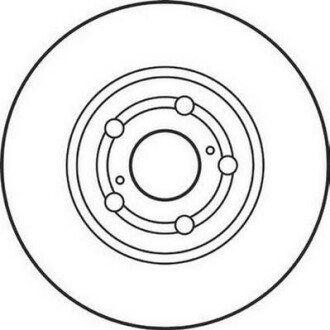 TOYOTA Диск тормозной передний AVENSIS 97- Jurid 562125JC