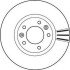 JURID PEUGEOT диск гальмівний передн.407 04- 562126JC