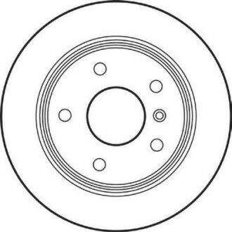 DB Диск гальмівний задн.Vaneo 01-,W168 97- Jurid 562149JC