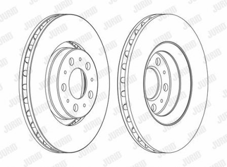 Диск гальмівний Jurid 562173JC-1