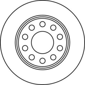 Диск гальмівний Jurid 562191JC (фото 1)