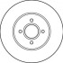 JURID FORD Диск тормозной передн.Mondeo III 00- 562206JC