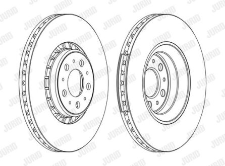 Диск гальмівний Jurid 562217JC-1 (фото 1)