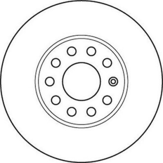 Гальмівний диск передній VW Caddy, Golf / Audi A3 / Seat Leon / Skoda Octavia Jurid 562235JC (фото 1)