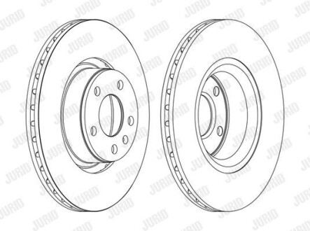 Диск гальмівний Jurid 562271JC-1