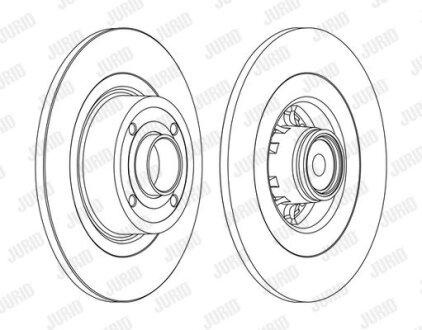 Диск гальмівний Jurid 562379J-1 (фото 1)