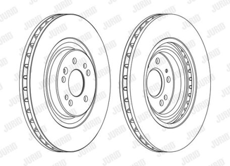 Диск гальмівний Jurid 562402JC-1 (фото 1)