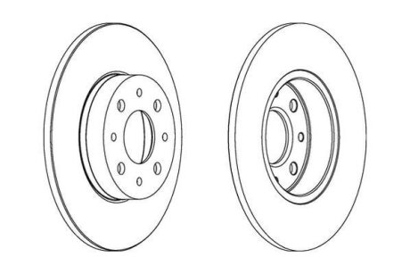 Диск гальмівний Jurid 562500JC (фото 1)