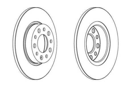 Диск гальмівний Jurid 562501JC