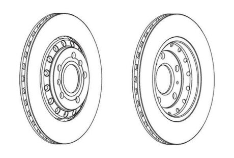 Диск гальмівний Jurid 562518JC (фото 1)