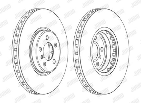 Диск гальмівний Jurid 562522JC-1