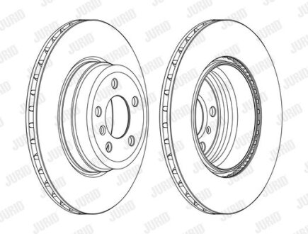 Диск гальмівний Jurid 562523JC-1 (фото 1)