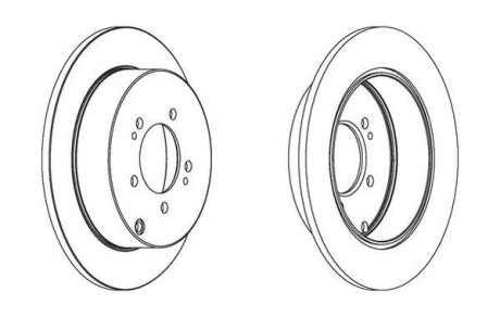 Диск гальмівний Jurid 562527JC (фото 1)