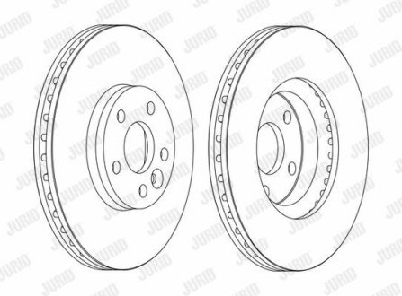 Диск гальмівний Jurid 562628JC-1 (фото 1)