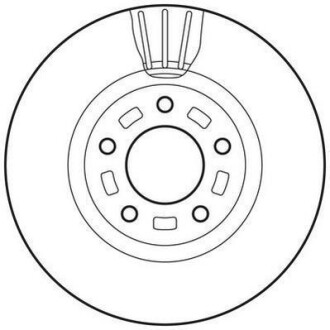 Диск гальмівний Jurid 562635JC (фото 1)