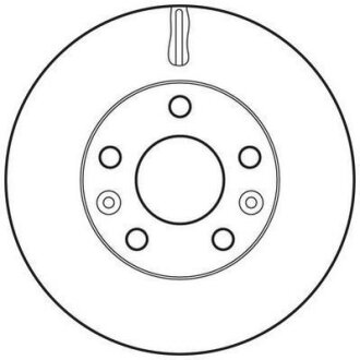 Диск гальмівний Jurid 562658JC (фото 1)