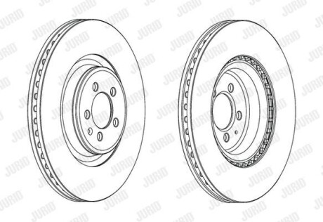 Диск гальмівний Jurid 562661JC-1