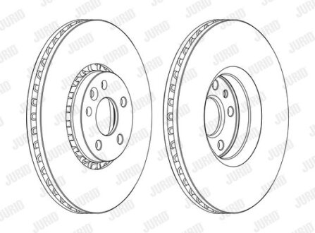 Диск гальмівний Jurid 562672JC-1 (фото 1)
