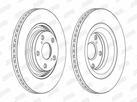 Диск гальмівний Jurid 562726JC-1 (фото 1)
