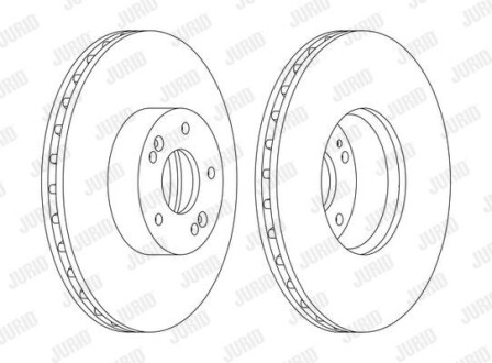 Диск гальмівний Jurid 562778JC-1 (фото 1)