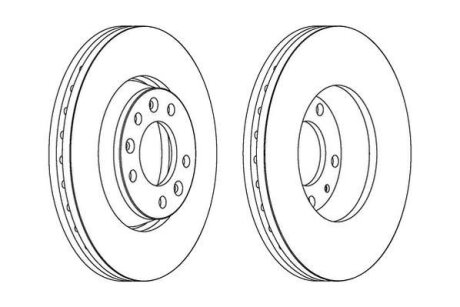 Диск гальмівний Jurid 562839JC (фото 1)