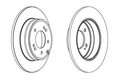 Диск гальмівний Jurid 562849JC