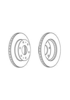 Диск гальмівний Jurid 562861JC (фото 1)