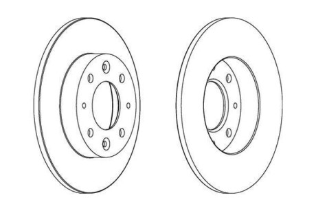 Диск гальмівний Jurid 562865JC