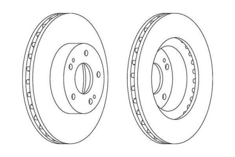 Диск гальмівний Jurid 562873JC (фото 1)