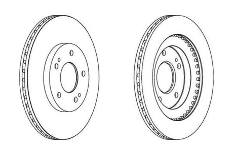 MITSUBISHI Диск тормозной передний Pajero Pinin 00- Jurid 562875JC