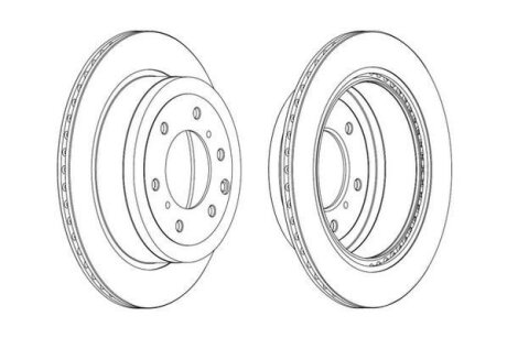 Диск гальмівний Jurid 562914JC (фото 1)
