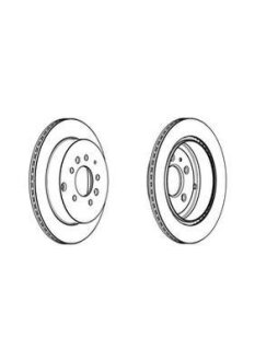 Диск гальмівний Jurid 562923JC (фото 1)