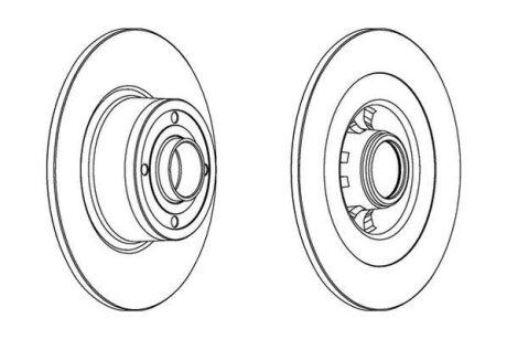 Диск гальмівний Jurid 562935JC-1 (фото 1)