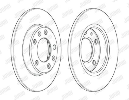 Диск гальмівний Jurid 562996JC (фото 1)