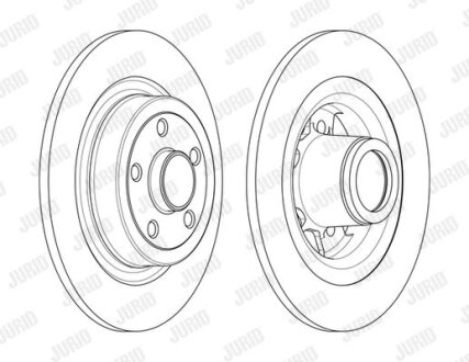 Диск гальмівний Jurid 563003J-1 (фото 1)