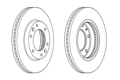 Диск гальмівний Jurid 563006JC (фото 1)
