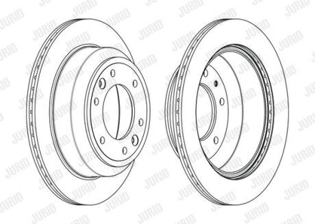 Диск гальмівний Jurid 563007JC (фото 1)