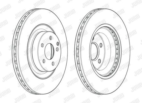 Фото 1 - диск гальмівний Jurid 563012JC-1 Диск гальмівний Jurid 563012JC-1 (фото 1)