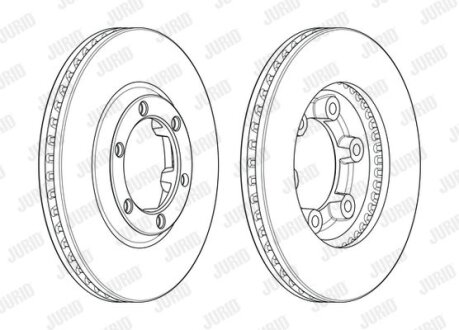 Диск гальмівний Jurid 563013JC (фото 1)
