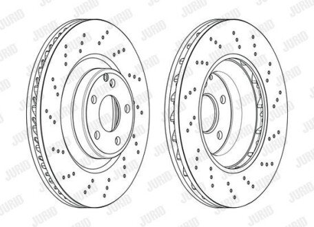 Диск гальмівний Jurid 563016JC-1