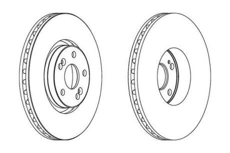 Диск гальмівний Jurid 563025JC-1