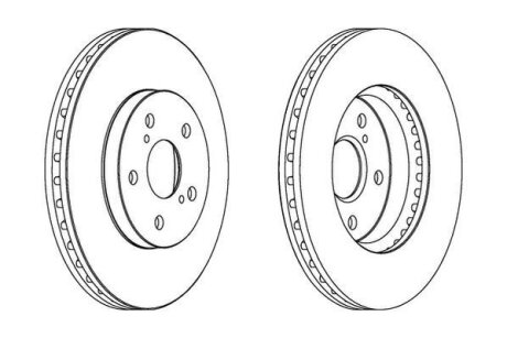Диск гальмівний Jurid 563047JC (фото 1)