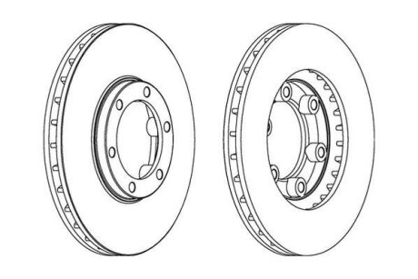 Фото 1 - диск гальмівний Jurid 563072JC Диск гальмівний Jurid 563072JC (фото 1)