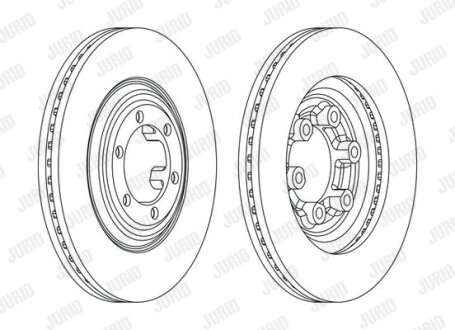 Диск гальмівний Jurid 563111JC (фото 1)