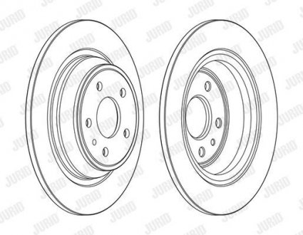 Диск гальмівний Jurid 563155JC