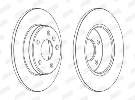Диск гальмівний Jurid 563159JC (фото 1)