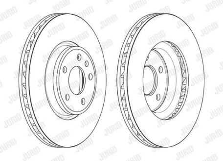 Диск гальмівний Jurid 563174JC-1