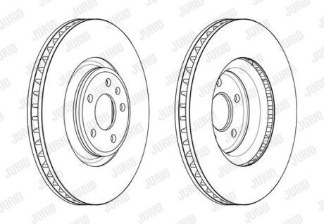 Диск гальмівний Jurid 563176JC-1 (фото 1)