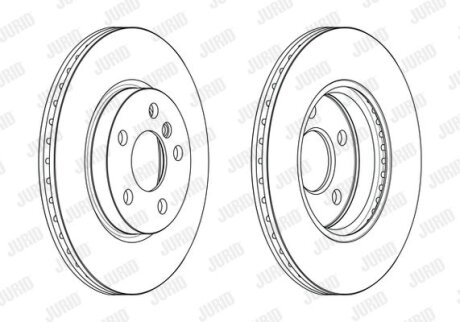 Диск гальмівний Jurid 563191JC